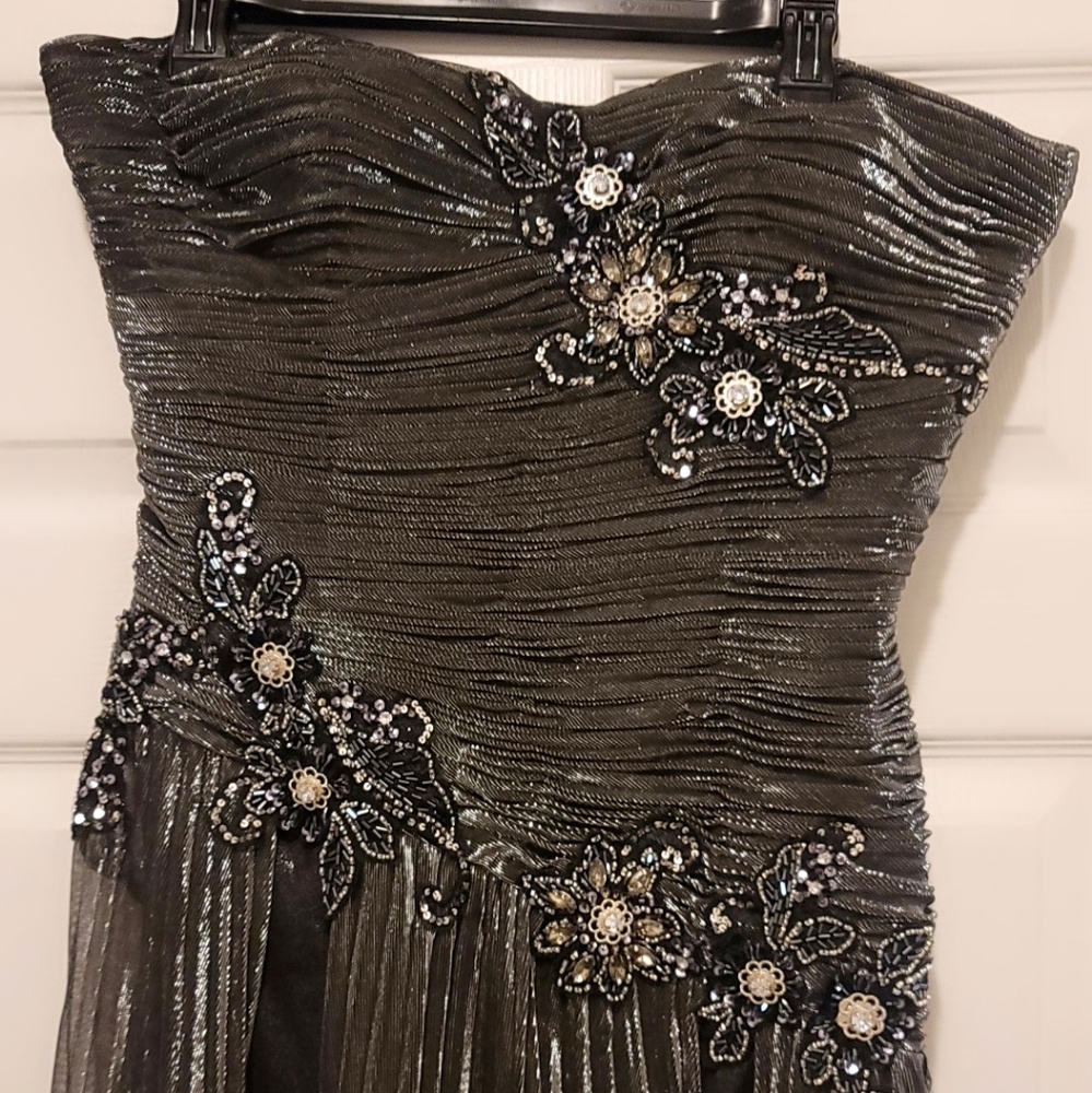Atelier Alyce Black/silver evening gown